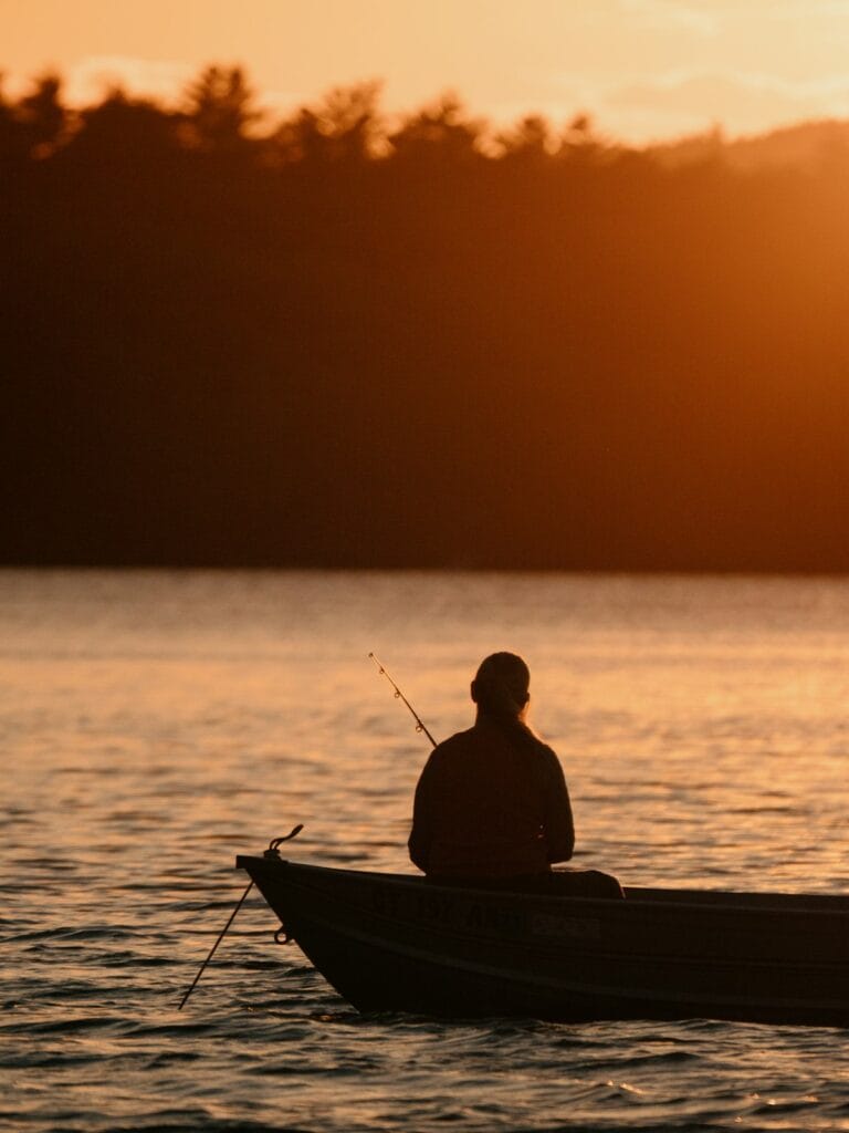 Bass fishing after a cold front passes through