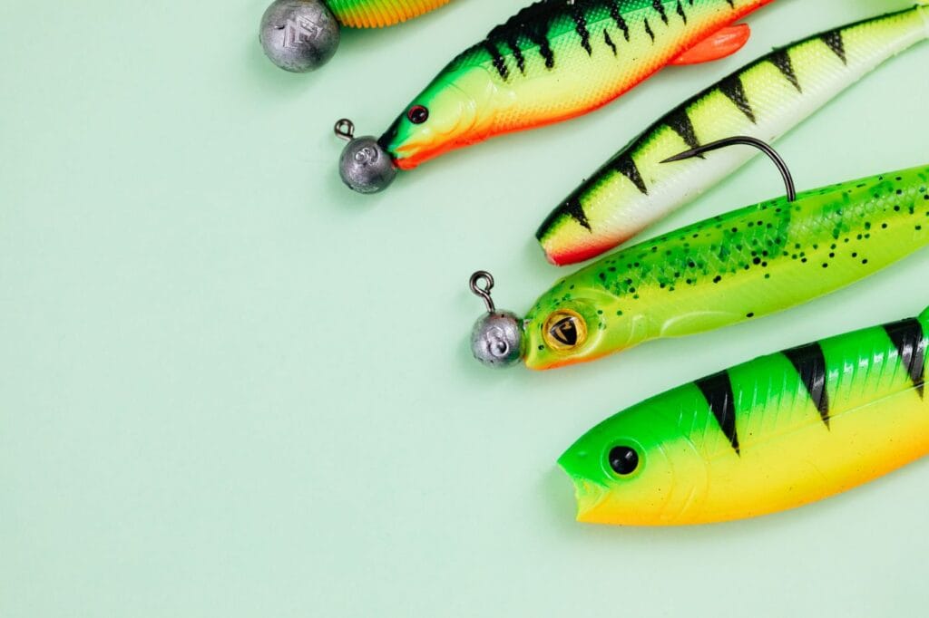 Fishing lures, hooks and weights
